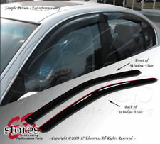 For 2005-2007 Ford Focus Hatchback Smoke Window Visor Rain Guard 2pcs Set