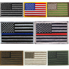 Usa American Flag Patch 3x 2 Tactical Velcro Military Patch-left Side