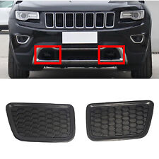 Front Lower Grille Tow Hook Cover Insert Bezel For Jeep Grand Cherokee 2014-2016
