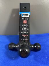 New Reese Towpower Tri Ball Trailer Hitch Fits 2-12 Receiver 14000 Lb Class V
