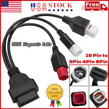 16pin To 3 4 6pin Obd2 Diagnostic Adapter Connector Cable For Yamaha Motorcycle