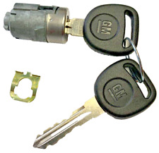 Gm Chevy Gmc Oem Single Door Lock Key Cylinder Chrome 2 Gm Logo Keys 7001592