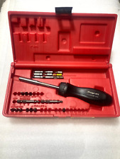 Snap On Tools Ssdmr220 Ratcheting Screwdriver And Bit Set Incomplete