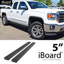 Iboard Stainless Steel 5 Running Boards Fit 07-18 Silveradosierra Double Cab
