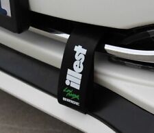 Jdm High Strength Bride Illest Tow Strap For Front Rear Bumper Towing Hook-black