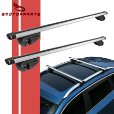 Universal Top Roof Rack Cross Bar Max 48 For Cars W Roof Side Rails 2pcs
