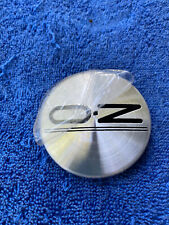 Oz Silver Black Logo Original Oem M595 Wheel Center Cap Pa66m15 62mm New