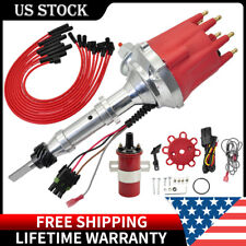 For International Scout Red Hei Distributor 392 345 304 266 45k Coil Wires