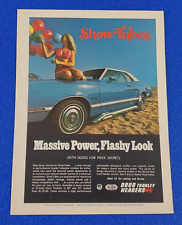 1974 Doug Thorley Headers Original Color Print Ad Massive Power Flashy Look