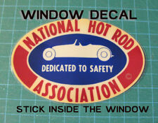 Nhra National Hot Rod Association Window Decal Sticker Vintage Look- Drag Racing