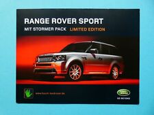Brochure Catalogue Brochure Range Rover Sport Stormer Pack 0406
