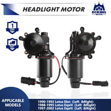 2x Headlight Headlamp Motors For Lotus Esprit 88-9597-02 And Elan 90-92 Lh Rh