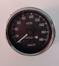 Classic Smiths 85 Mm Mechanical Speedometer Replica 180 Kmph 3 38 Clockwise