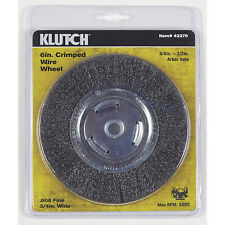 Klutch 6in. Fine Crimped Wire Wheel