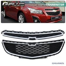 Fit For 2015 Chevrolet Cruze Front Bumper Upperlower Honeycomb Grille Grill