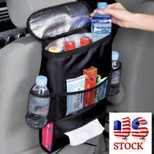 Car Seat Back Storage Bag Organizer Holder Food Drink Keep Warmcold Pocket Bag