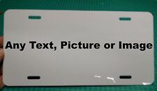Personalized Aluminum Metal License Plate Customize With Text And Or Picture