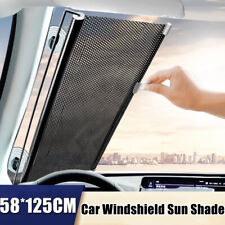 Car Windshield Windscreen Sun Shade Visor Cover Block Front Window Retractable