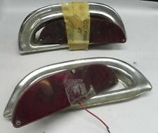 Vintage 1960 Ford Tail Light Assembly Housing And Lenses Huge Lot