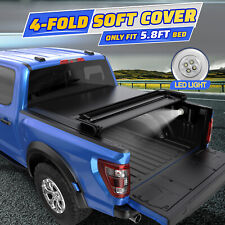 Tonneau Cover 5.8ft 4-fold Truck Bed For 2007-13 Chevy Silveradogmc Sierra 1500