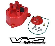 Vms Racing Red Ignition Distributor Cap Rotor For 94-97 Honda Delsol Vtec B16