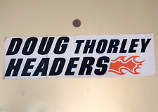 Vintage Doug Thorley Headers Sticker Decal Original Old Stock Age Shelf Wear