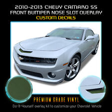 For 2010-2013 Chevy Camaro Ss Bumper Mail Slot Nose Overlay Decal - Flat Matte