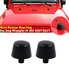 Fit For Jeep Wrangler Jk 2007-2017 Hood Bumper Stop Rubber Cushion Set Parts