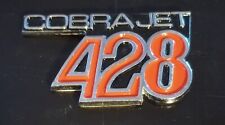 Vintage Nos 1968 Shelby Gt500 428 Cobra Jet Fender Emblem
