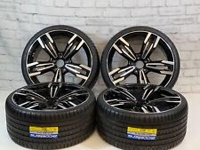 20 Wheels And Tires Fit Bmw M3 4 5 Series 5x120 72.6 Machined Set Of 4