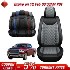 Full Set Car Seat Cover Fits For 2009-2021 Dodge Ram 1500 2500 3500 Front Rear
