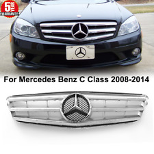 Front Grille For Mercedes Benz C Class W204 2008-2014 C180 C200 C250 C300 Chrome