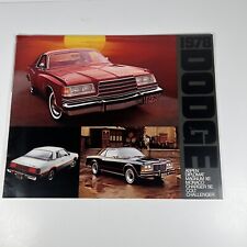 1978 Dodge Car Sales Brochure Catalog - Aspen Diplomat Magnum Monaco Charger