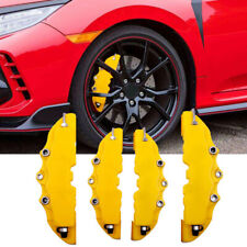 4pcs 3d Universal Yellow Car Disc Brake Caliper Covers Parts Brake For 18-24inh