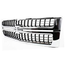 Chrome Grille With Black Insert For 07-10 Chevy Silverado Hd Fit Gm1200608