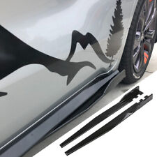 For Mazda Mx-5 Miata 46 Side Skirt Extension Rocker Panel Splitter Black