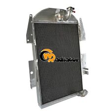 Aluminum Cooling Radiator Fit 1934-1936 Chevrolet Pickup Truck V6 At 1935 2 Rows