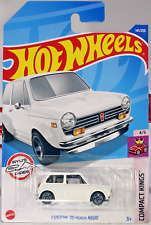 Hot Wheels 2022 White Custom 70 Honda N600 141 Hot Wheels Compact Kings 45