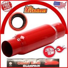 Cherry Bomb Glasspack Exhaust Muffler 2.5 In Out - 12 Body - 87522cb