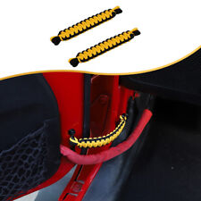 2pc Car Door Limit Strap Bandage Rope For Jeep Wrangler Yj Tj Jk Jku Accessories