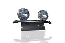 Number Plate Light Bar Chrome Lamps To Fit Jeep Grand Cherokee 2011 Black