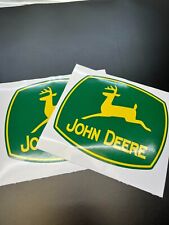 Set Of Four John Deere Classic 2-leg Deer Vinyl Stickers Decals 5.5x4.5 Tractor