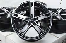 18 Wheels Black Polish Rims 5x114.3 Honda Accord Clarity Crosstour Dodge Avenger