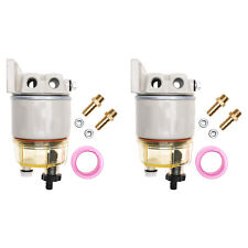 2pack Diesel Fuel Filter Water Separator For R12t Marine Spin-on Housing 120at