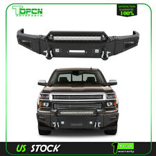 Steel Off-road Front Bumper With Winch Seat For 2014-2015 Chevy Silverado 1500