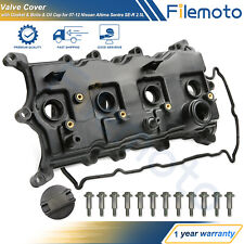 Engine Valve Cover W Gasket Bolts Cap For 07-12 Nissan Altima Sentra 2.5l