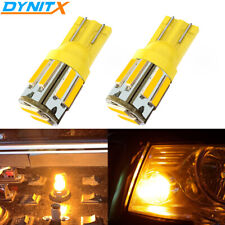 Dynitx Light Front Side Marker Blinker Lights 194 Amber Lamp Led Bulbs For Chevy