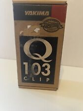 Yakima Q103 Clips With A Rubber Pads Instructions New 0703 For Use W Q Towers