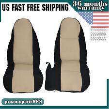 Car Seat Covers Blacktan Insert Fits For 98-03 Ford Ranger 6040 Highback