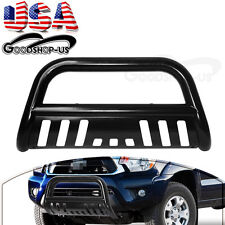 Bull Bar Front Bumper Grille Guard Fits For 2005-2015 Toyota Tacoma Truck Black